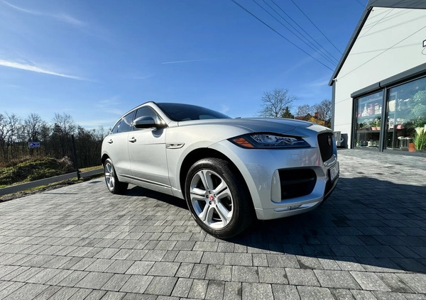 Jaguar F-Pace cena 142999 przebieg: 188000, rok produkcji 2017 z Jaworzno małe 631